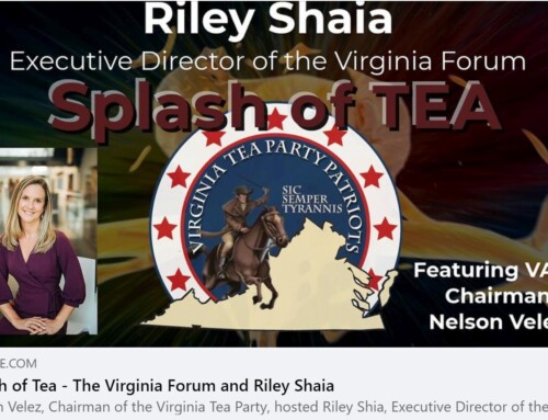 Splash of Tea – The Virginia Forum and Riley Shaia